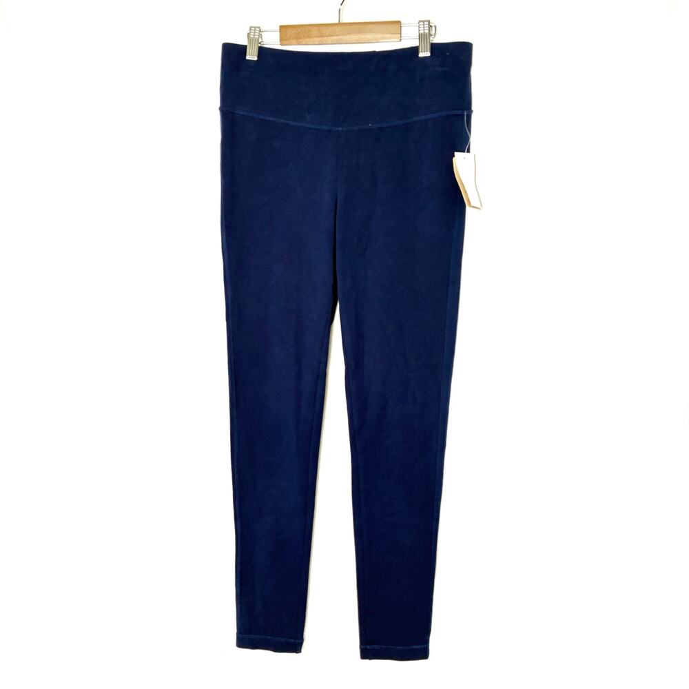 St. John's Bay Navy Blue Leggings Secretly Slender 93% Cotton NWT Womens Various
